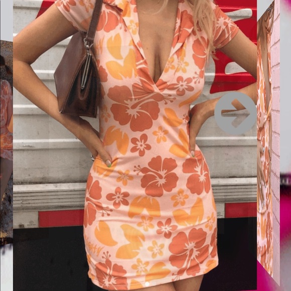 ohmighty hibiscus dress - Picture 1 of 5